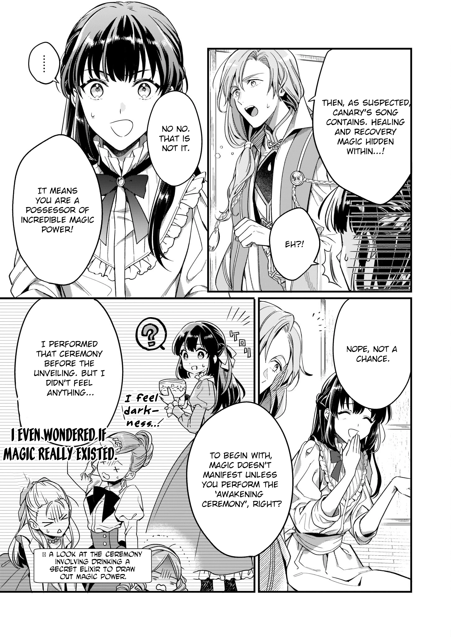 The Exiled Former Lady Loved by a Prince She Found in the Forest, Awakening as a Saint. Chapter 3 Page 21